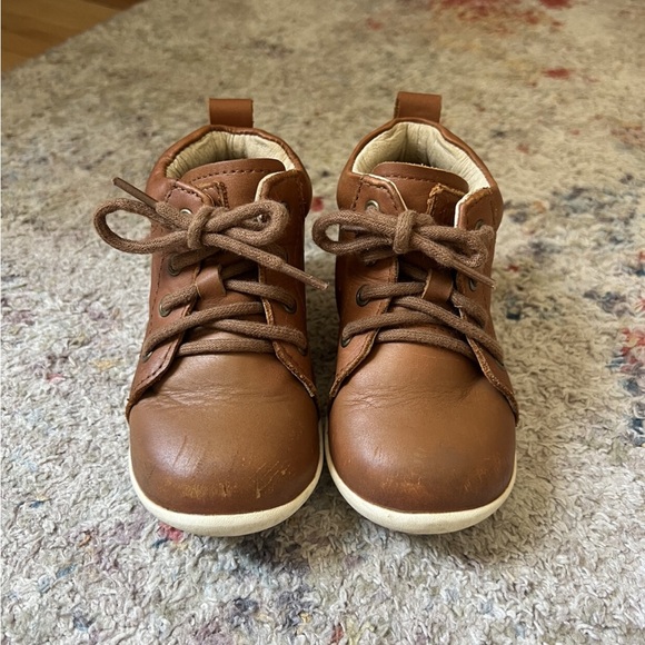 Pax Leather Boots- Camel Brown, 21 (5.5) - Picture 2 of 7